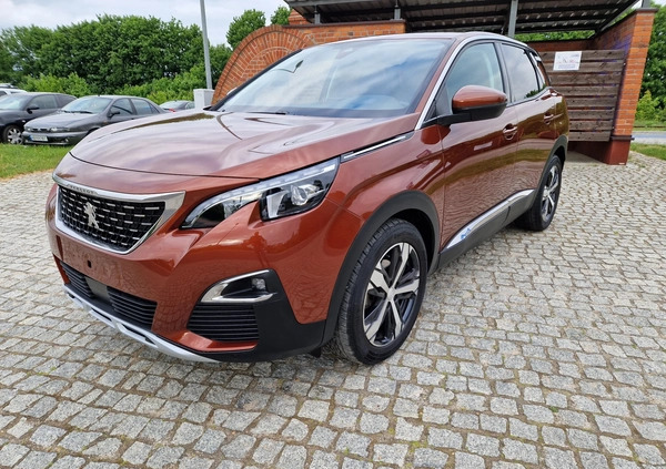 Peugeot 3008 cena 73900 przebieg: 38000, rok produkcji 2018 z Skoki małe 121